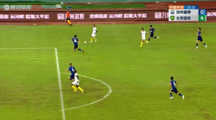 【中超】法比奥2射1传张稀哲建功 沧州1比5国安